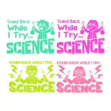 Stand Back While I Try Science SVG Cuttable Design