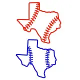 Texas Baseball SVG Cuttable Design