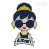 Audrey Embroidery Design