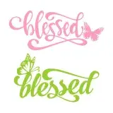 Blessed SVG Cuttable Design