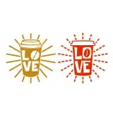 Love Coffee Cup SVG Cuttable Design
