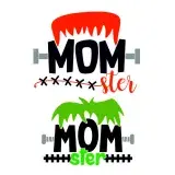 Frankenstein Mom-ster SVG Cuttable Design
