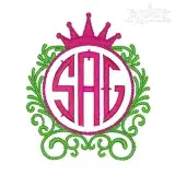 Crown Embroidery Frame Design