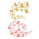 Butterfly Flock SVG Cuttable Design