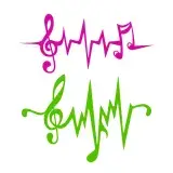 Music Wave SVG Cuttable Design