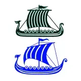 Viking Ship SVG Cuttable Design