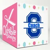 Sport Athletic Split SVG Cuttable Font