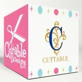Floral Freida Monogram SVG Cuttable Font