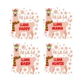 Fa La La La Llama Family SVG Cuttable Design