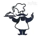 Chef Embroidery Design