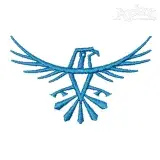 Tribal Eagle Embroidery Design