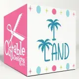Palm Beach SVG Cuttable Font