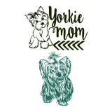 Yorkie Mom SVG Cuttable Design