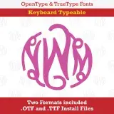 Apex Round Monogram TrueType Font