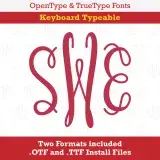 Keepsake Monogram TrueType Font