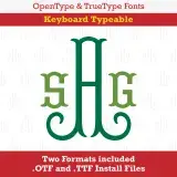 Shirley Monogram TrueType Font