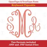 Suzanne Curlz Monogram TrueType Font