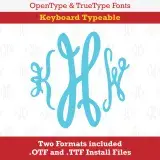 Royal Circle Monogram TrueType Font