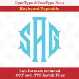 Carol Monogram TrueType Font