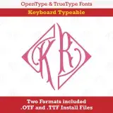 Triangle Two Monogram TrueType Font