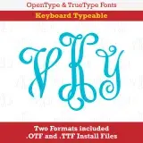 Victor Monogram TrueType Font