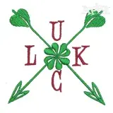 St. Patrick's Day Luck Arrows Embroidery Design