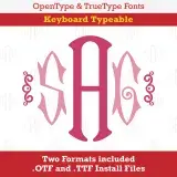 Hampton Monogram TrueType Font