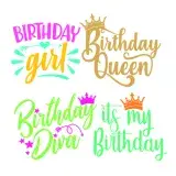 Birthday Pack SVG Cuttable Design
