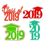 2019 Graduation SVG Cuttable Design