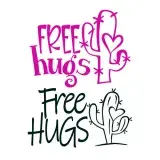 Free Hugs Cactus SVG Cuttable Design