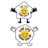 Live Life Sunny Side Up SVG Cuttable Design
