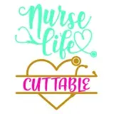 Nurse Life Stethoscope SVG Cuttable Design