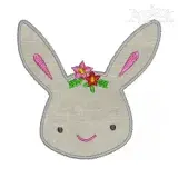 Bunny Applique Embroidery Design