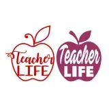 Teacher Life SVG Cuttable Design