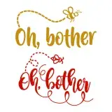Oh, Bother Bee SVG Cuttable Design