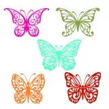 Butterfly Pack SVG Cuttable Design