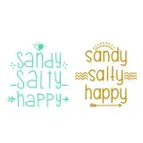 Sandy Salty Happy SVG Cuttable Design