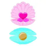 Pearl Sea Shell SVG Cuttable Design