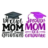 Proud Mom of a Graduate SVG Cuttable Design