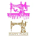 Sewing is My Happy Place SVG Cuttable Design