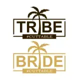 Bride Tribe Palm Tree SVG Cuttable Frame