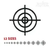 Target Embroidery Design