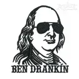 Ben Drankin Embroidery Design