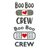 Boo Boo Crew School Nurse SVG Cuttable Design