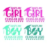 That's My Girl Boy Class of 2019 SVG Cuttable Design