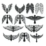 Cross Wings SVG Cuttable Design