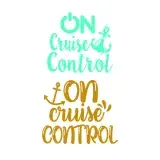 On Cruise Control SVG Cuttable Design