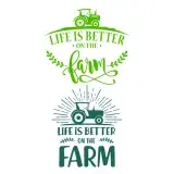 Life is Better on the Farm SVG Cuttable Design