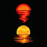 Sunset SVG Cuttable Design
