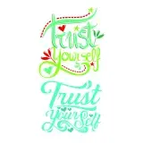 Trust Yourself SVG Cuttable Design